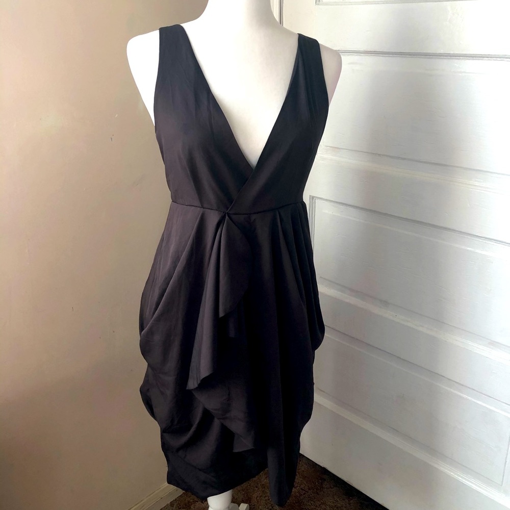 H&M Low V-neck Dress